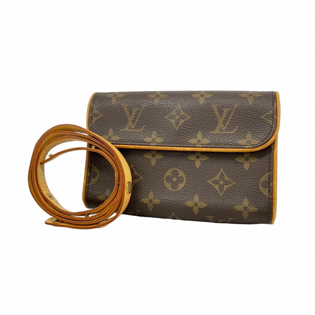 5ob0033 ルイヴィトン ウエストバッグ モノグラム ポシェットフロランティーヌ M51855 ブラウン レディース