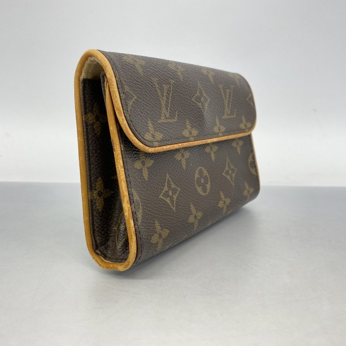 5ob0033 ルイヴィトン ウエストバッグ モノグラム ポシェットフロランティーヌ M51855 ブラウン レディース
