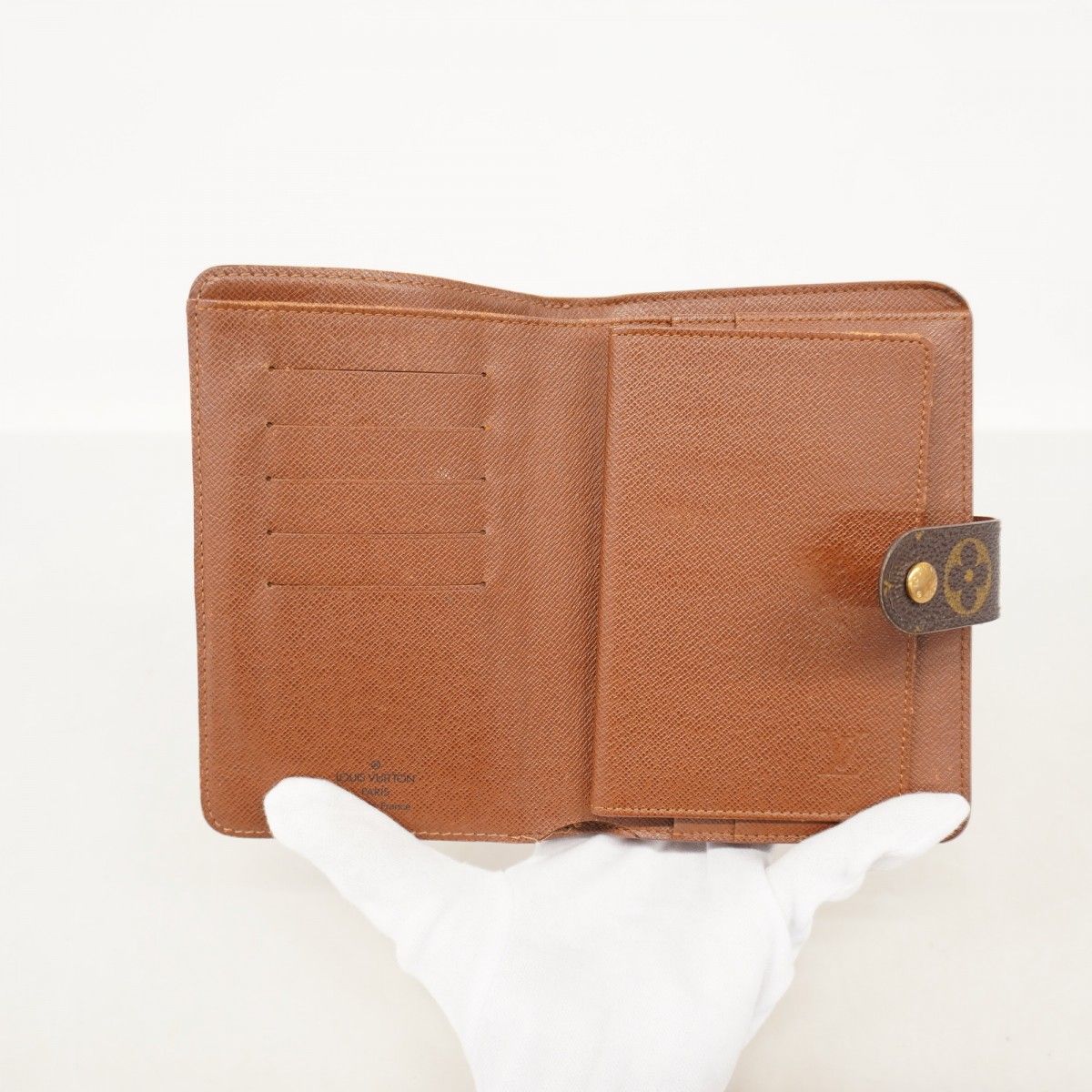 5ob0109 ルイヴィトン 財布 モノグラム ポルトパピエジップ M61207 ブラウン レディース