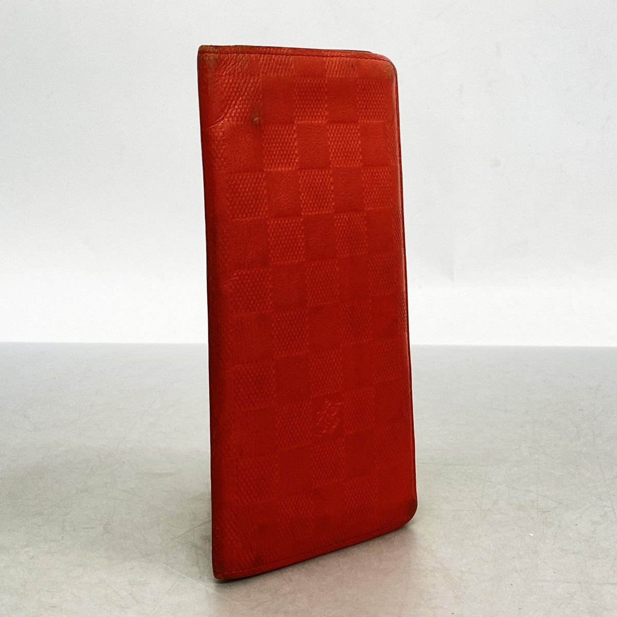 5 ob 0158 ルイヴィトン 長財布 ダミエ アンフィニ ポルトフォイユブラザ N 63011 フュージョン メンズ