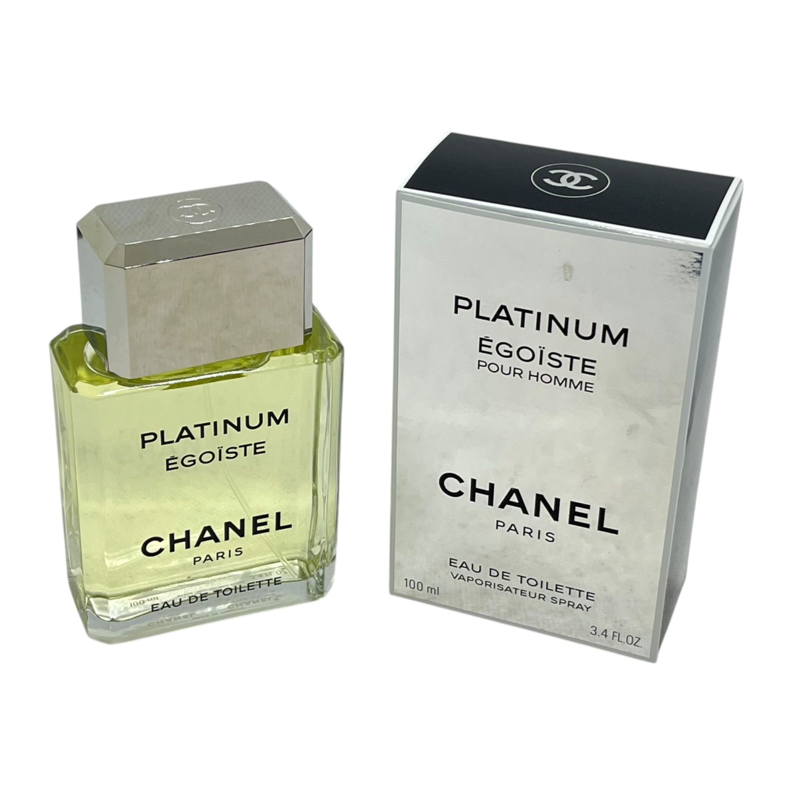 管2511-10 開封品 CHANEL シャネル Platinum egoiste プラチナム エゴイスト 100ml き