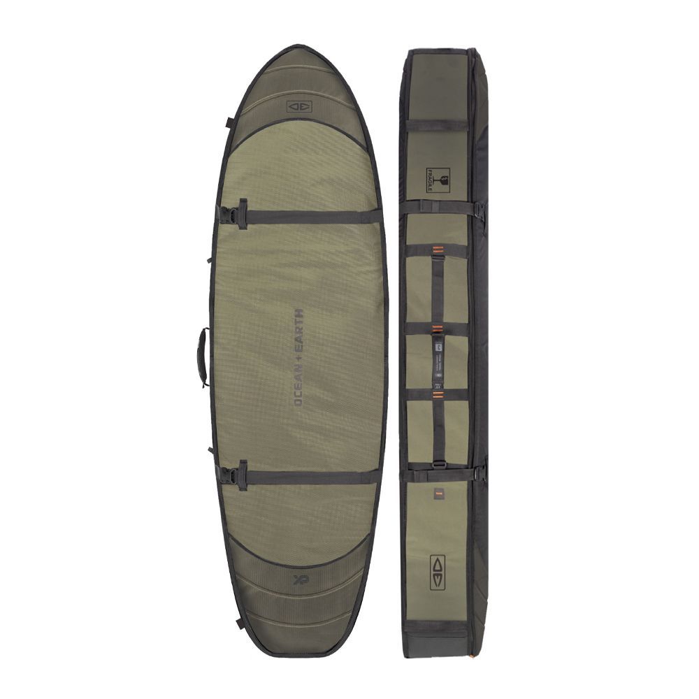 O-E HYPA FISH SHORT TRAVEL COVER 6.4ft|3本収納 オーシャンアンドアース トラベルケース 6 4 カーキ