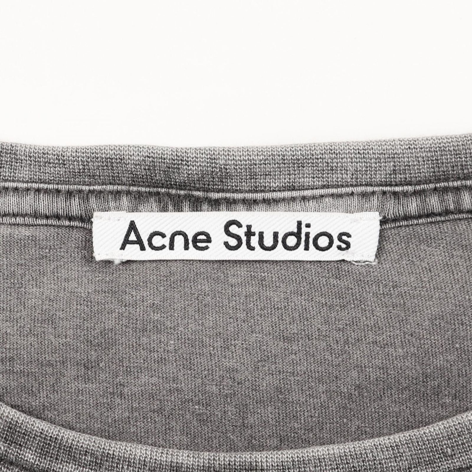  ACNE STUDIOS アクネストゥディオズ フェードロゴ カットソー 長袖 Tシャツ カットソー