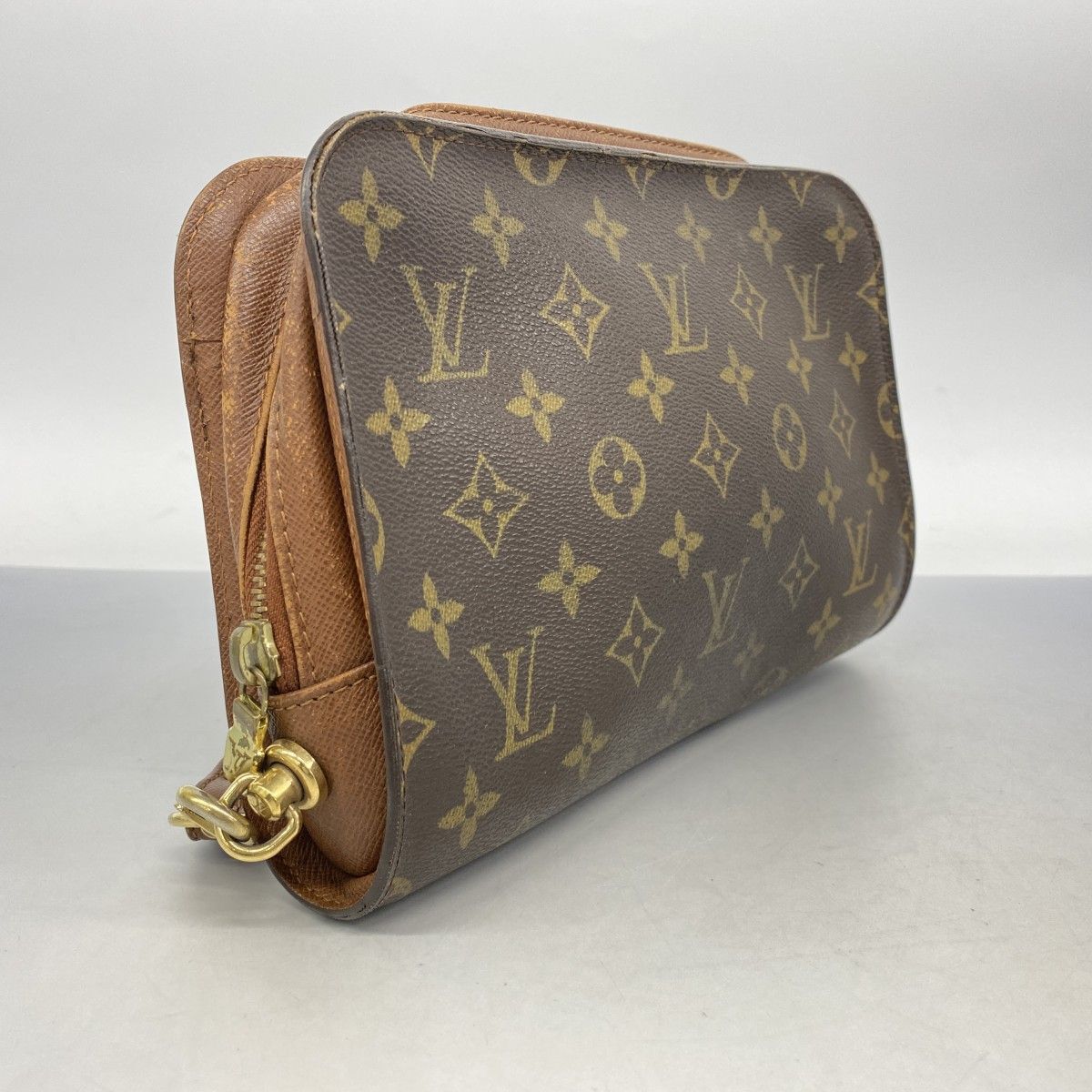 5ob0235 ルイヴィトン クラッチバッグ モノグラム オルセー M51790 ブラウン メンズ
