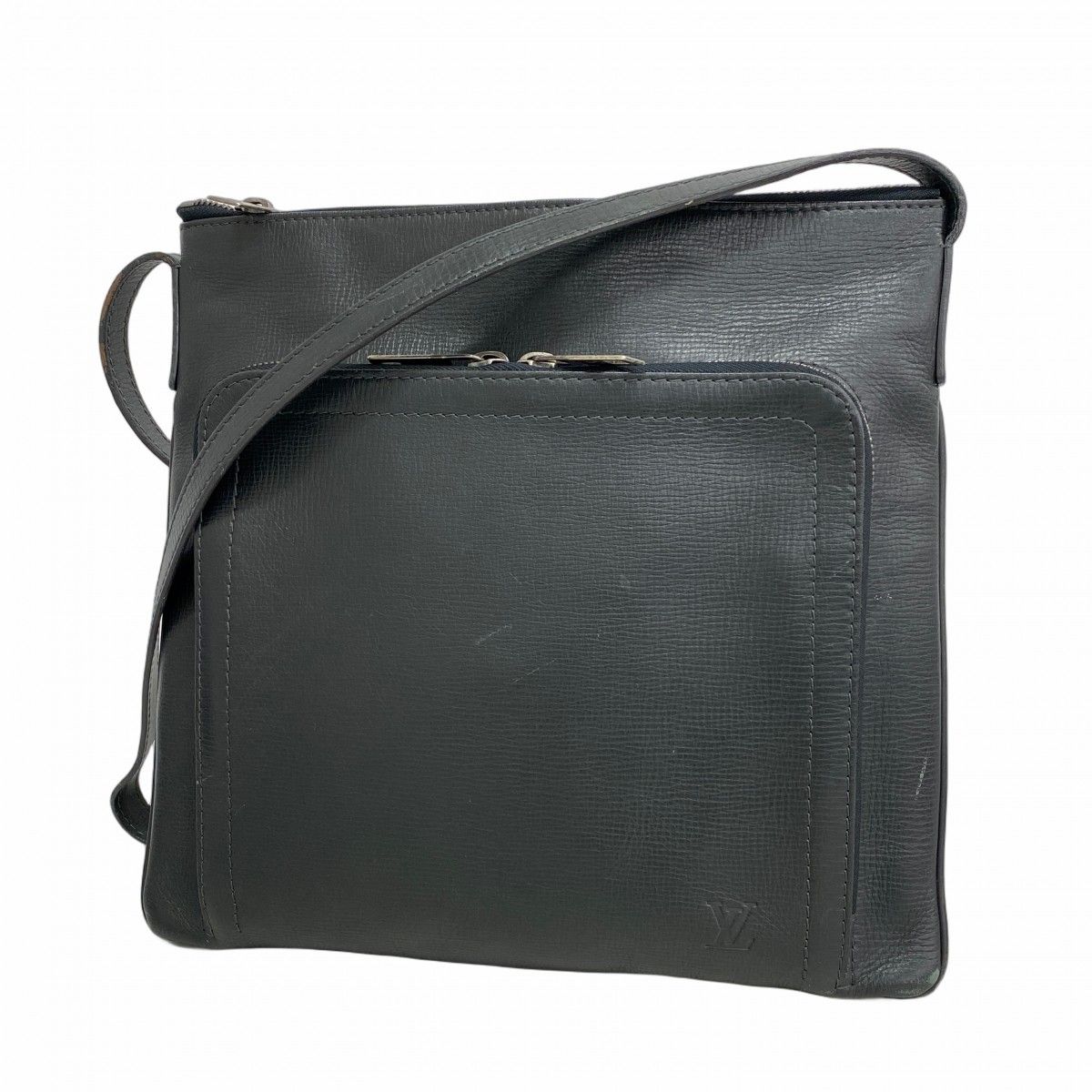 5ob0287 ルイヴィトン ショルダーバッグ ユタ ホビ M97044 バサルト メンズ