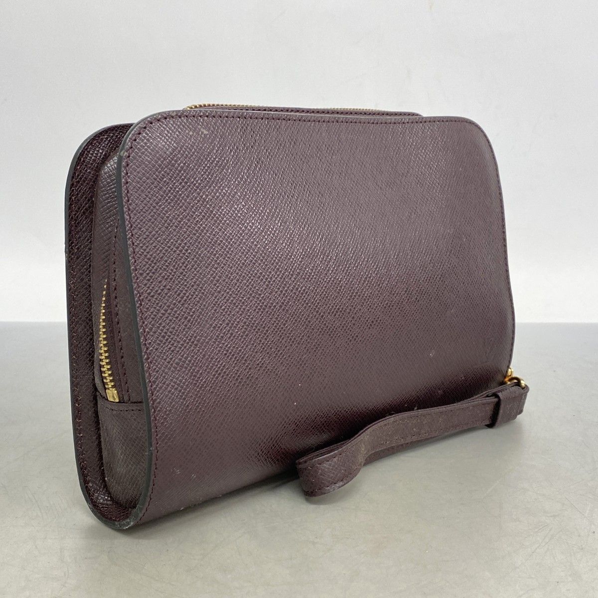 5ob0288 ルイヴィトン クラッチバッグ タイガ バイカル M30186 アカジュー メンズ