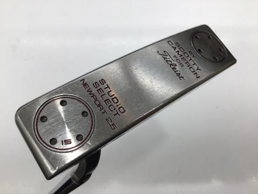 【中古】 タイトリスト SCOTTY CAMERON STUDIO SELECT NEWPORT 2.5 33インチ パター PT スチール (フレックスその他) メンズ 男性用 右利き 右用 Cランク ゴルフクラブ