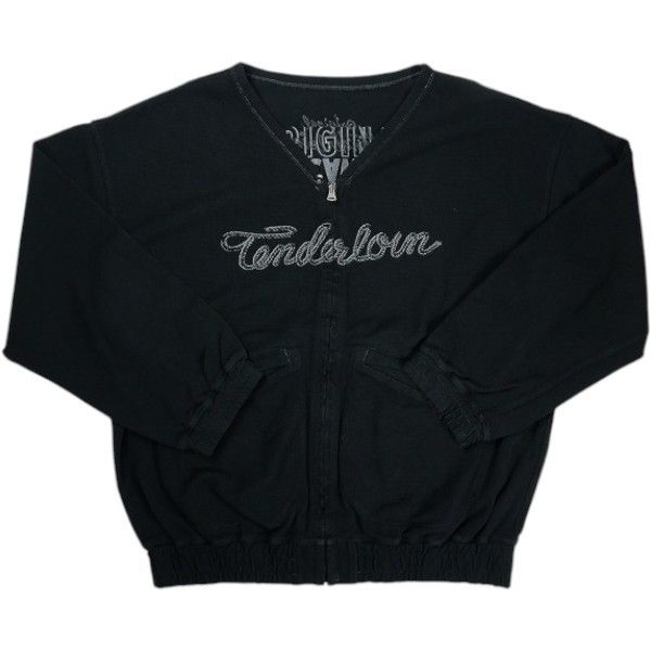 Size XL TENDERLOIN テンダーロイン MOSS STITCH ZIP UP JKT ジャケット 黒 新古品 20829421