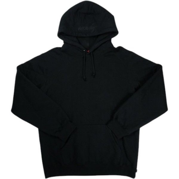 Size L SUPREME シュプリーム 18AW Quilted Hooded Sweatshirt Black パーカー 黒 品-良い 20829352
