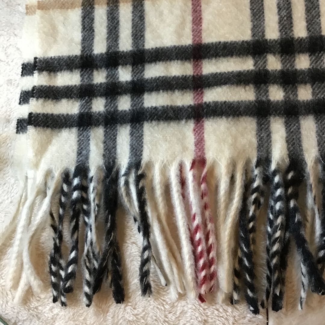 BURBERRY ノバチェック カシミヤ100％ マフラー ユニセックス