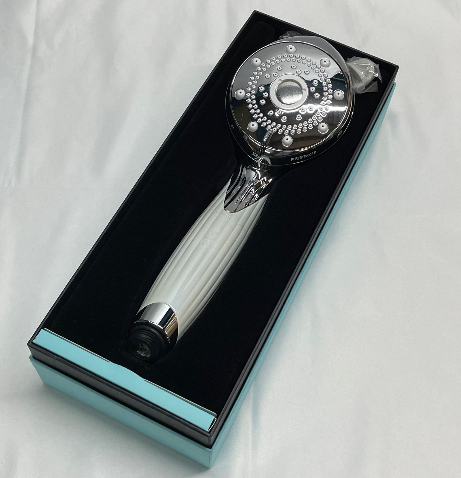 MTG ReFa リファ ファインバブル ピュア シャワーヘッド RS-AM-02B ホワイト 使用感ふつう シミ汚れあり バス用品 110601