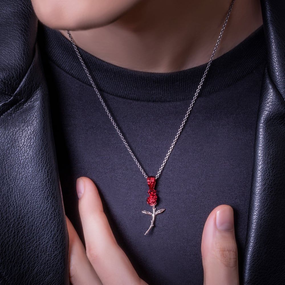 レッドローズペンダント アルテミスキングス ペンダントトップのみ シルバー ジュエリーブランド