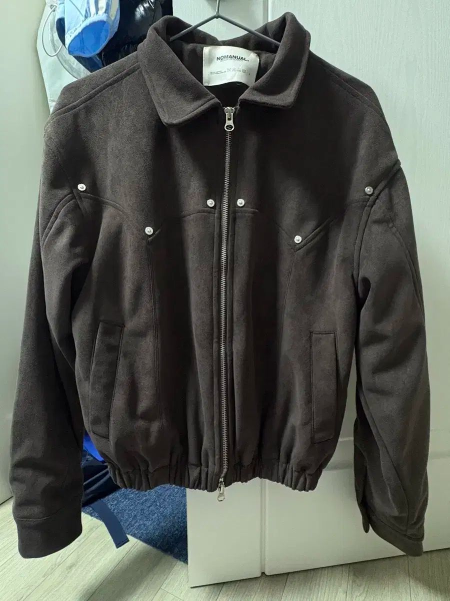 NOMANUAL ノーマニュアル スウェード ジャケット