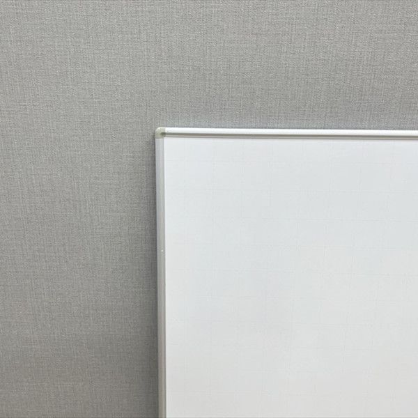 壁掛ホワイトボード ニチガク 暗線入り W1800 マットシルバー