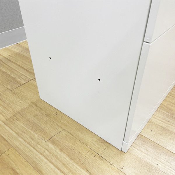 ラテラルキャビネット 3段書庫 レクトライン 鍵付き プッシュ錠 天板付 W900 オカムラ ネオホワイト MARWIL-DEMENAGEMENTS_CH