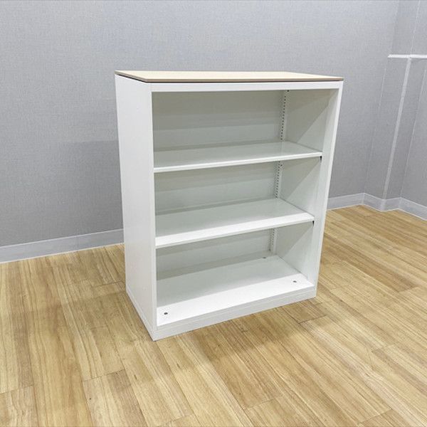 オープン書庫 レクトライン 天板付 オカムラ ネオホワイト