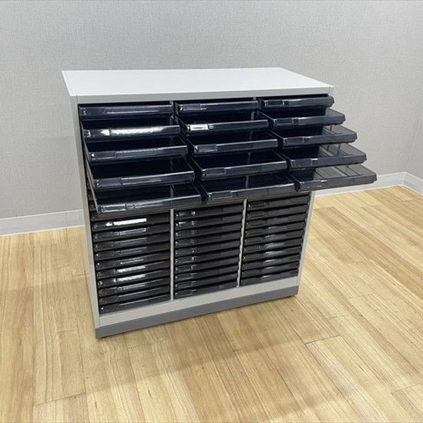 トレイキャビネット システムトレーキャビネット B4対応 内田洋行 ウチダ ペールグレイ