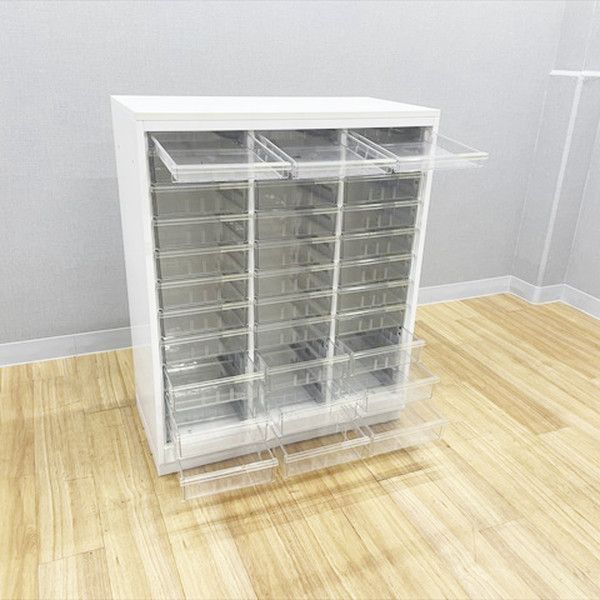 コンビトレイキャビネット シンライン A4対応 天板付 イトーキ ホワイトW