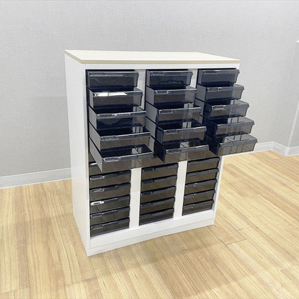 トレイキャビネット HS A4対応 天板付 内田洋行 ウチダ オフホワイト