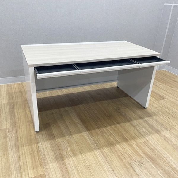 平デスク 平机 アドバンス オフィスデスク 引出し付 W1400 オカムラ プライズウッドライト MARWIL-DEMENAGEMENTS_CH