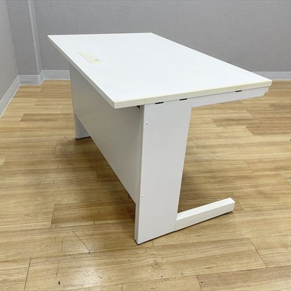 平デスク 平机 スカエナ Sタイプ 引き出し付 W1100 内田洋行 ウチダ ピュアホワイト