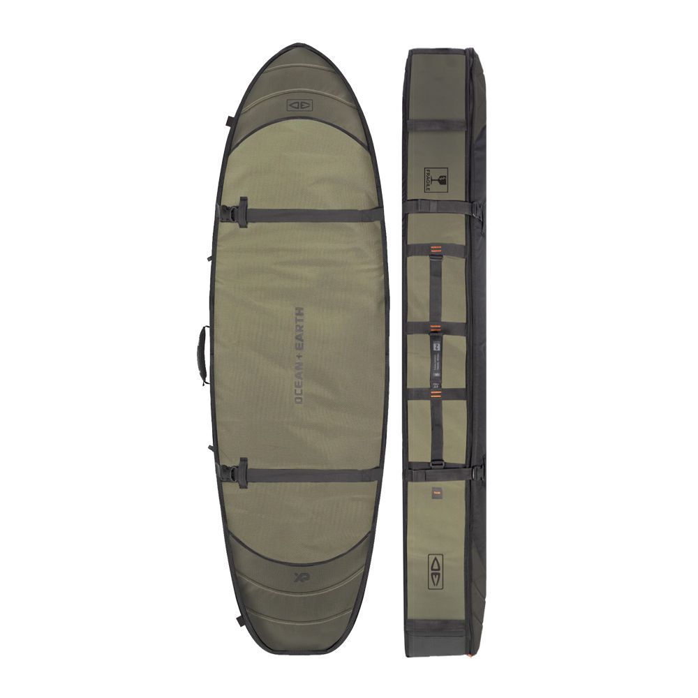 O-E HYPA FISH SHORT TRAVEL COVER 7.0ft|2本収納 オーシャンアンドアース トラベルケース 7 0 カーキ