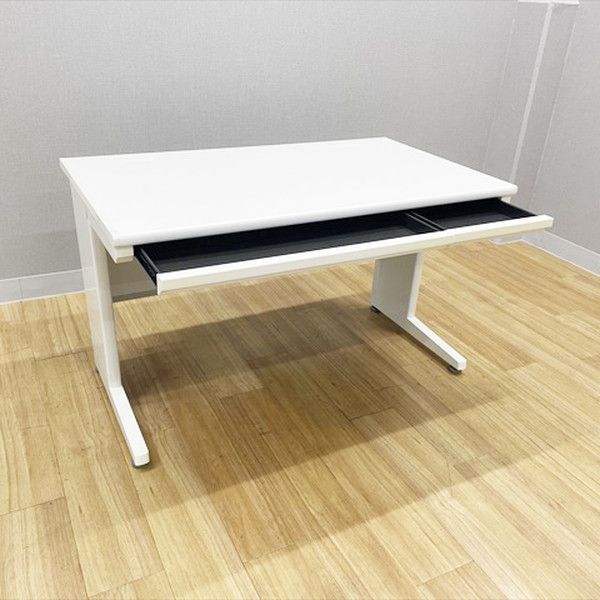 平デスク 平机 オフィスデスク 引出し付 W1200 オカムラ ネオホワイト MARWIL-DEMENAGEMENTS_CH