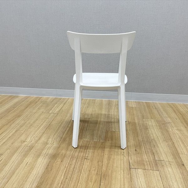 ミーティングチェア 肘無 トゥー カド W470 ホワイト