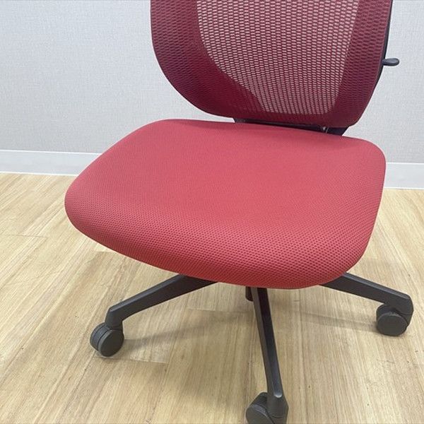 オカムラ シルフィー ハイバック メッシュタイプ オフィスチェア 肘無 レッド MARWIL-DEMENAGEMENTS_CH