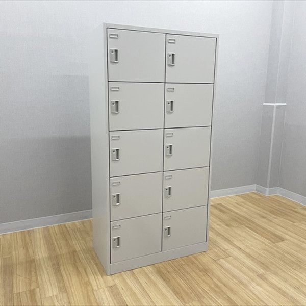 ロッカー 10人用 2列5段 FZ型 更衣ロッカー オカムラ ライトスモーク