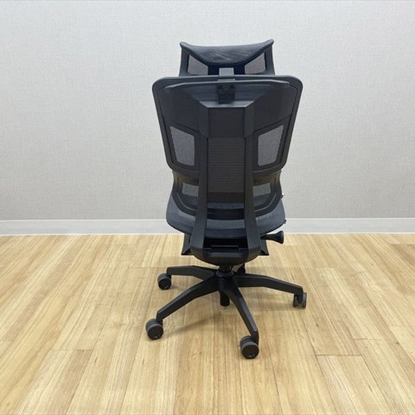  オフィスチェア グロウスピカ プロ ラシカルジャパン ヘッドレスト ハンガー付 オットマン付 肘無 ブラック 折りたたみ椅子屋外 オフィスチェア ワークチェア 椅子 チェア