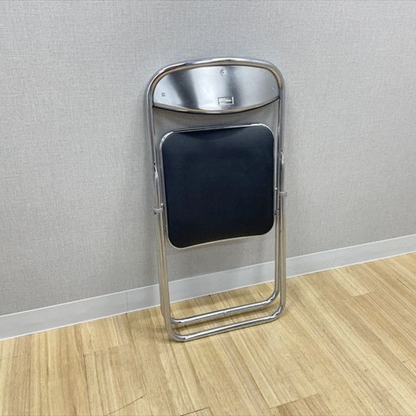 パイプチェア 折りたたみチェア 会議椅子 内田洋行 ウチダ ブラック