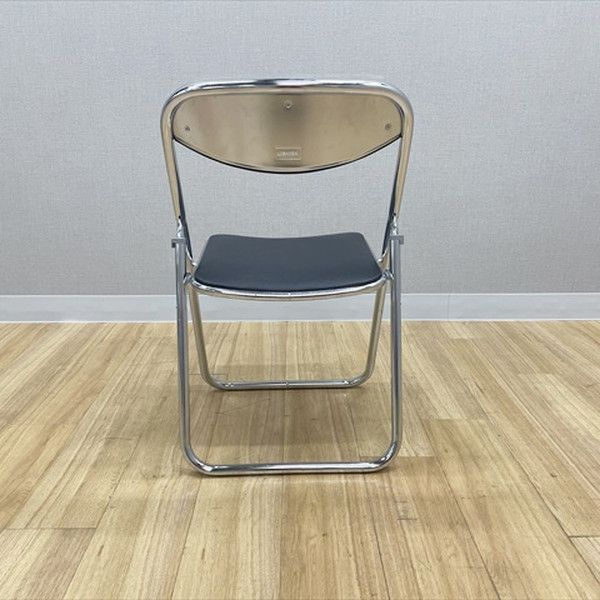 パイプチェア 折りたたみチェア 会議椅子 内田洋行 ウチダ ブラック