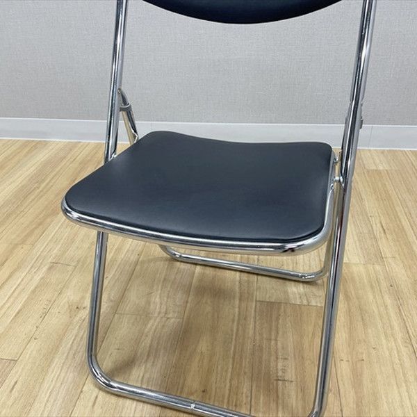 パイプチェア 折りたたみチェア 会議椅子 内田洋行 ウチダ ブラック