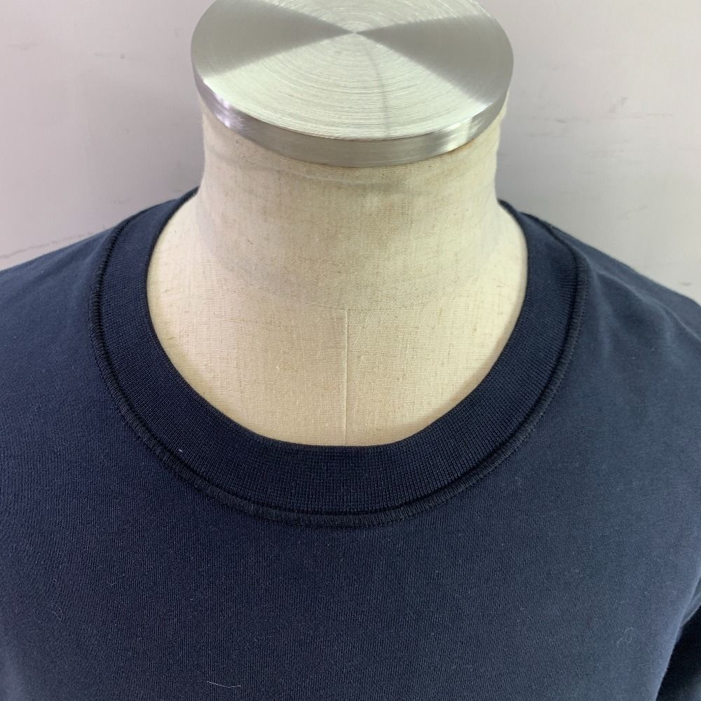 04w5215 STONE ISLAND ストーンアイランド スウェットシャツ 801563051 メンズ トレーナー コットン クルーネック 長袖 ロゴ ネイビー 3XL 八王子店