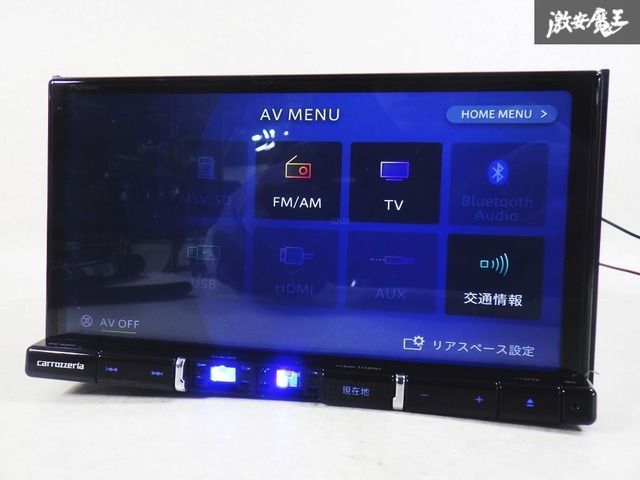 carrozzeria 楽ナビ AVIC-RW811-D 中古美品 ハイエース 業務用汎用カー