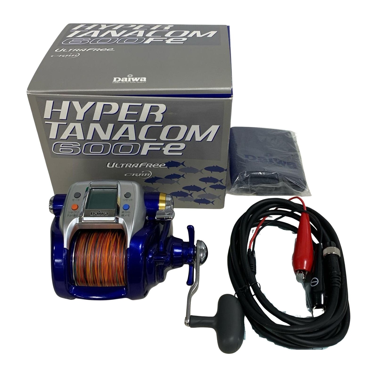 DAIWA ダイワ ハイパータナコン 600Fe 電動リール 箱 電源コード付 801387