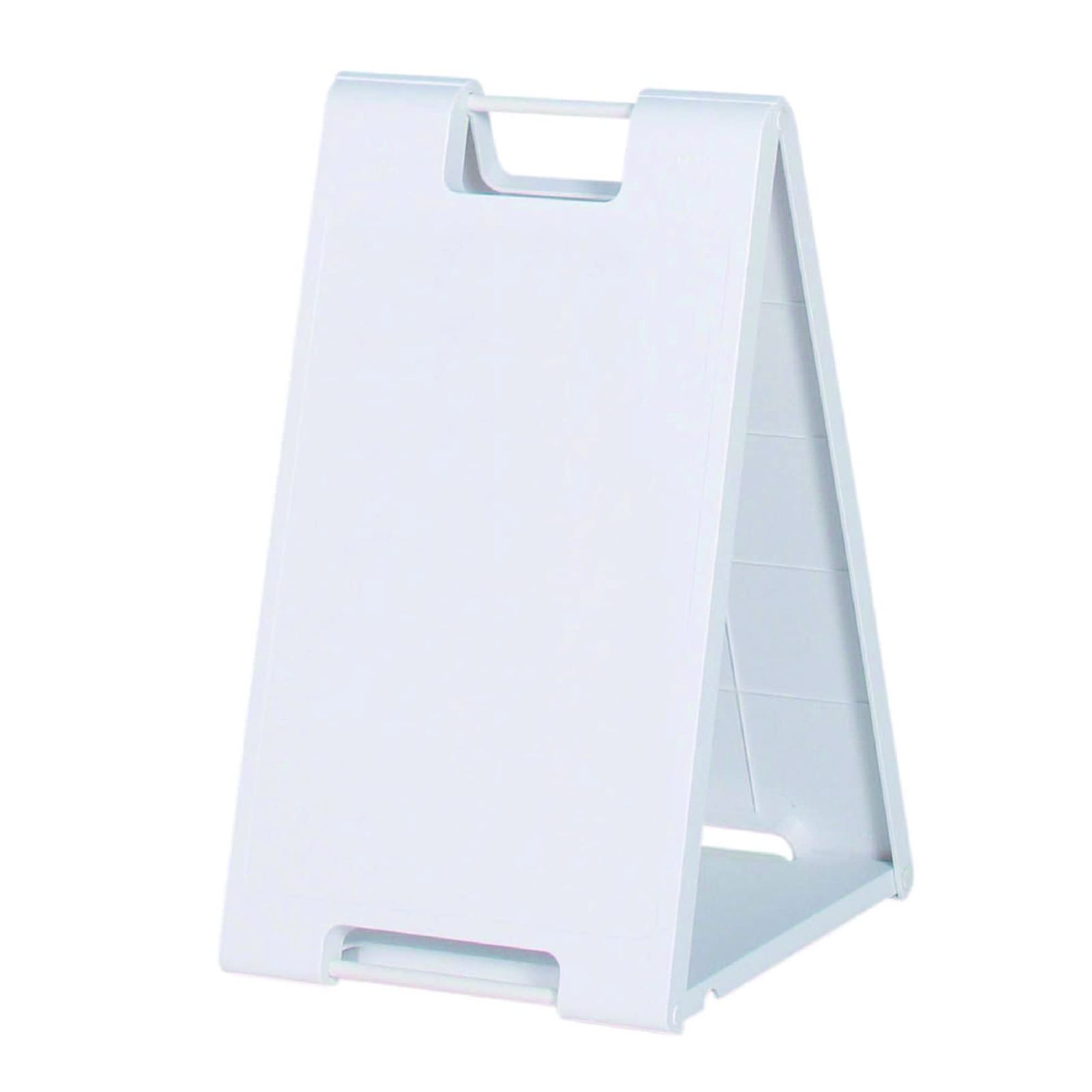 屋外対応 樹脂製 両面 A型看板 無地 スタンドプレート600 SP-608 白 W33×H57×D38cm 折りたたみ カラフル スタンド看板