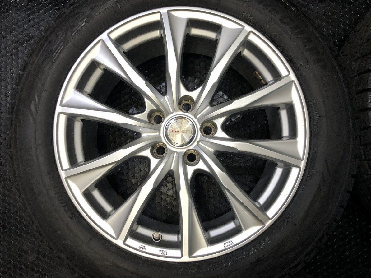 YK G 075 225 60 R 18 スタッドレス Weds JOKER 18インチ 7 3 39 20年製 バリ溝 トヨタ 設計 RAV 4 ハリアー等 KTM 574