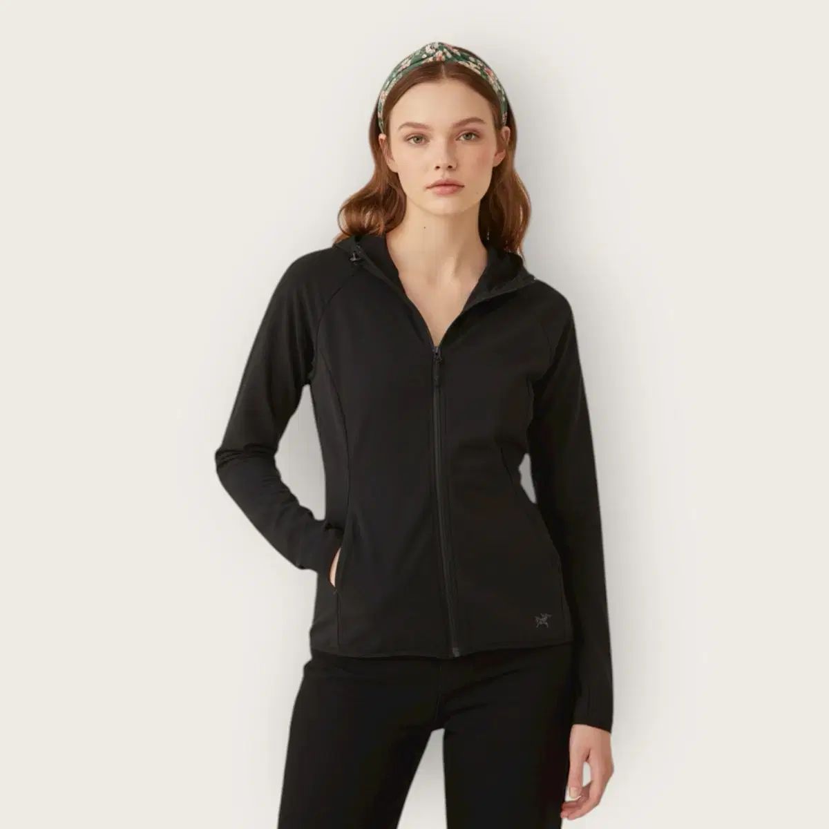 S ARC TERYX アークテリクス 機能性 フーディー ジップアップ