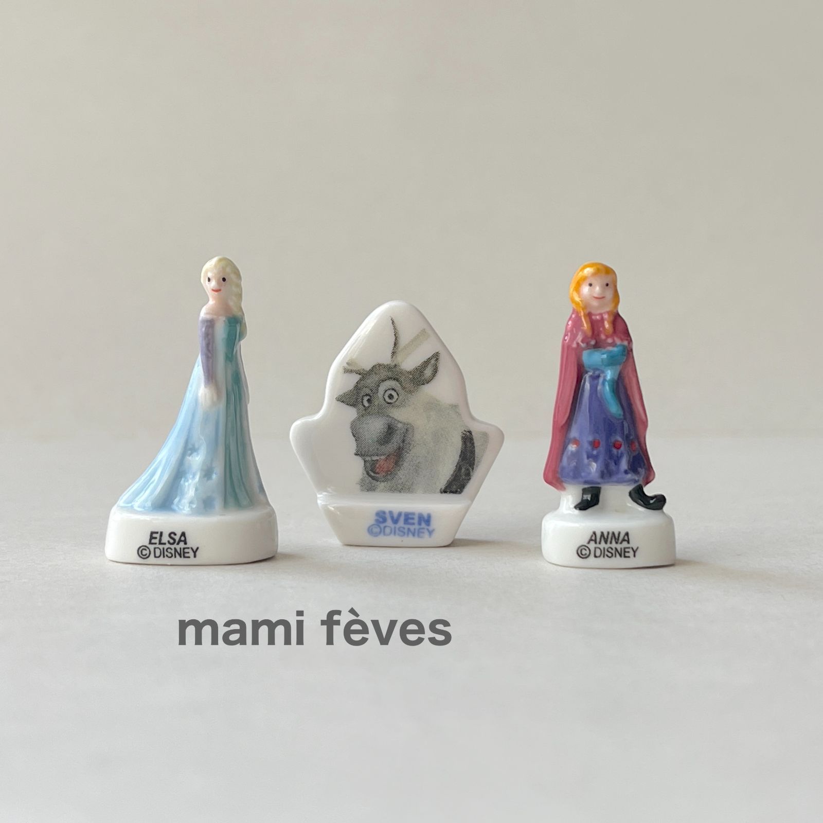 マーシャとクマ フェーブ フェーヴ フランス 陶器 ミニチュア フィギュ