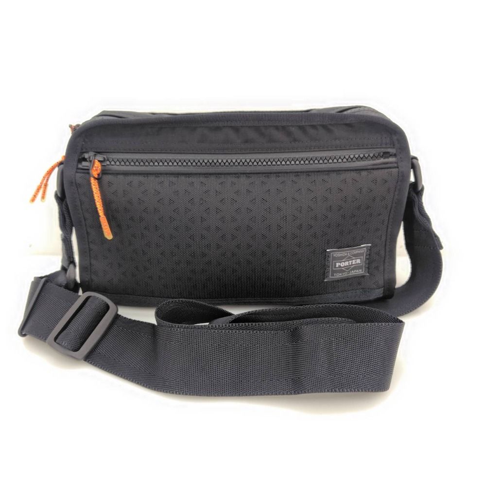 05w16535 ポーター PORTER ヘキサリア HEXARIA ショルダーバッグ ブラック メンズ コットン 品