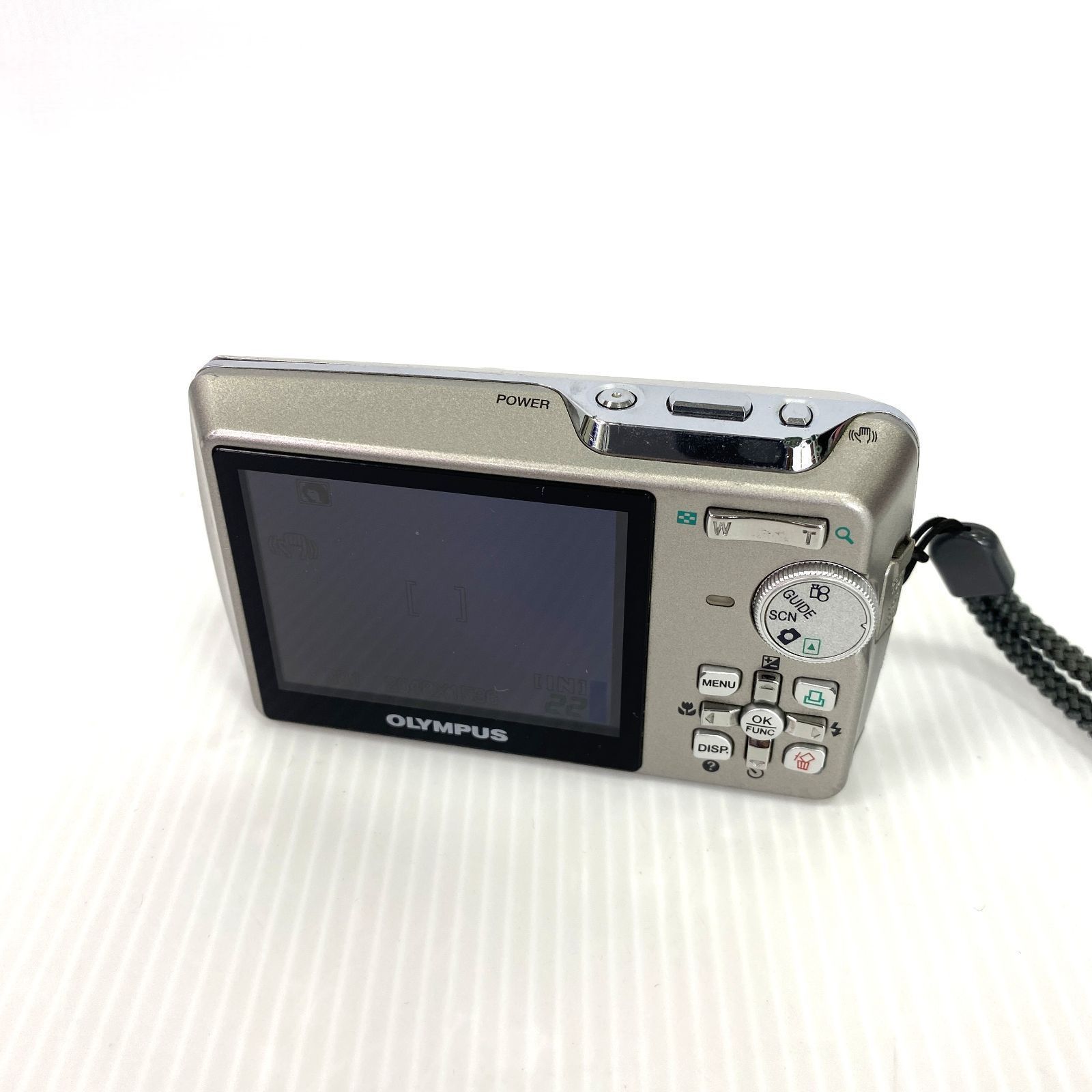 OLYMPUSデジタルカメラ μ750 シルバー OLYMPUS μ-750 PT-034 動作確認