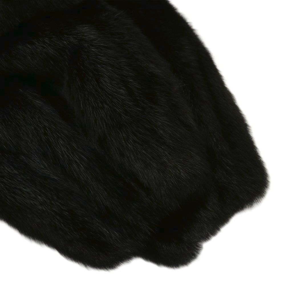 ハドソンズ ベイ カンパニー Hudson s Bay Company ファーコート アウター 毛皮 ミンク ミドル 黒 ブラック |XZ GY18 GULLKHAN_COM