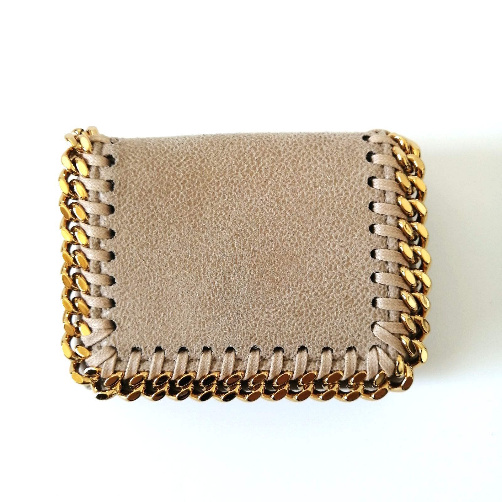 ステラマッカートニー トリフォールド ファラベラ スモールウォレット 三つ折り財布 ベージュ 190