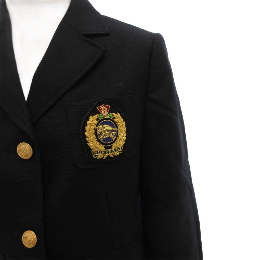 【美品】 バーバリーロンドン 紺ブレ サイズ140 高級感 お洒落 ジャケット バーバリー ロンドン BURBERRY LONDON テーラードジャケット