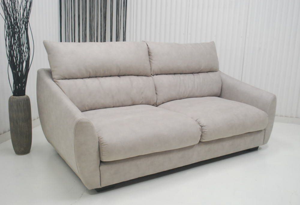 アウトレット 現品限り 一部送料無料 大 展示品 ３人掛け ソファー プラチナグレー セーフスペック 重圧感のある佇まい 250816-ルーク3p