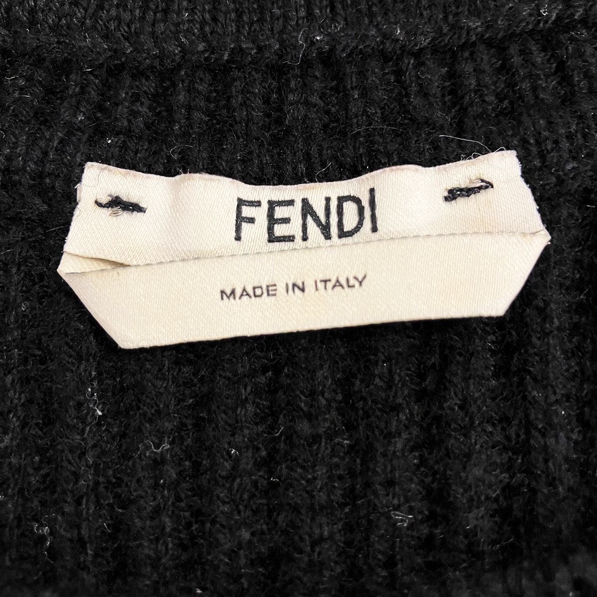 FENDI フェンディ カシミヤ ニット ファー サイズ38 - メルカリ