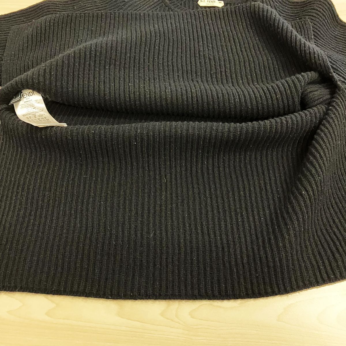  FENDI フェンディ カシミヤ ニット ファー サイズ38 長袖 ニット セーター