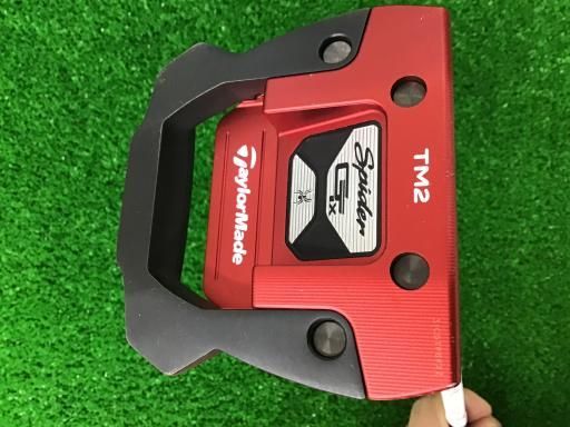【中古】 テーラーメイド Spider GTx TRUSS RED TM2 33インチ パター PT スチール (フレックスその他) メンズ 男性用 右利き 右用 Dランク ゴルフクラブ